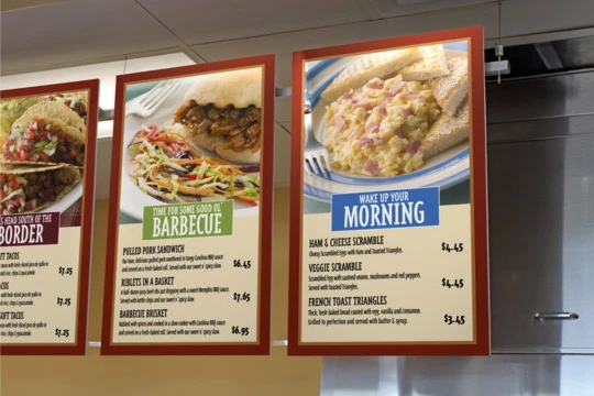 digital printing Menus