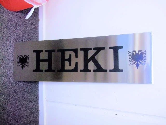 Laser Engraved Etched Sign